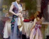 Pino Daeni painting - 皮诺·丹尼尔
